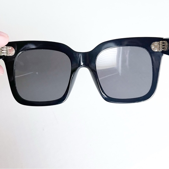 Celine CL41076/S 807BN Black Oversized Square Lens Tilda Sunglasses - Picture 2 of 5